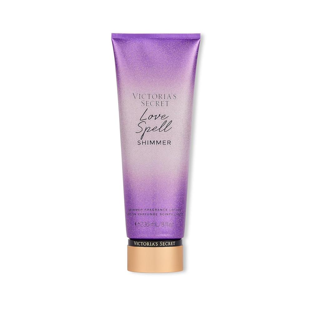 BODY LOTION LOVE SPELL SHIMMER VICTORIA SECRET MUJER 8 OZ / 236 ML