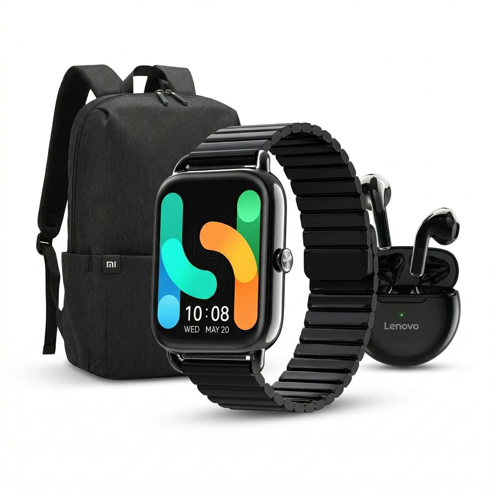 Haylou Smartwatch RS4 PLUS - Lenovo HT38 y  Xiaomi Casual day pack 10L negra