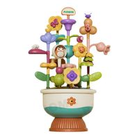 BLOQUES DE CONSTRUCCIÓN DE FLORES JUEGO DIDÁCTICO
