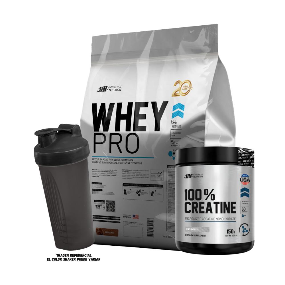 WHEY PRO 5 KG CHOCOLATE Y CREATINA UN 150 GR Y SHAKER