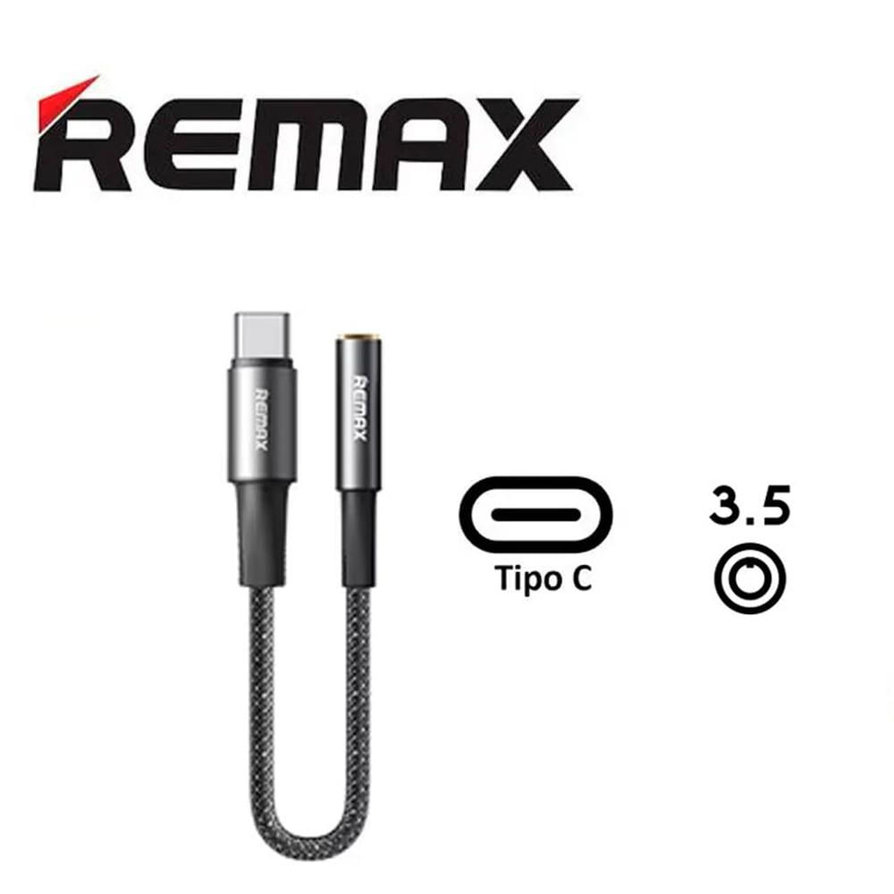 ADAPTADOR REMAX TIPO-C A 3.5MM JACK HEMBRA