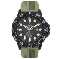 Reloj Timex Expedition Gallatin TW4B25400 Luz Indiglo Fecha Correa de Silicona Verde