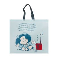 Bolsa Reutilizable Mafalda Azul 39 x 44 x 18 cm