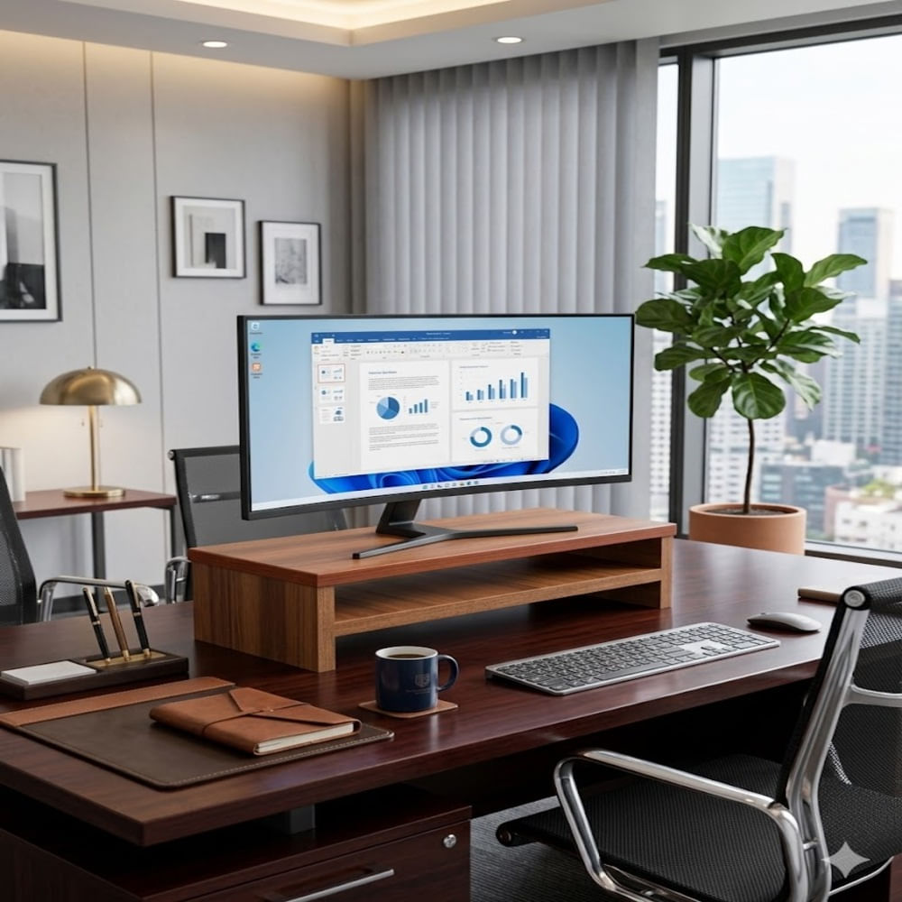 Base soporte para monitor Sangría