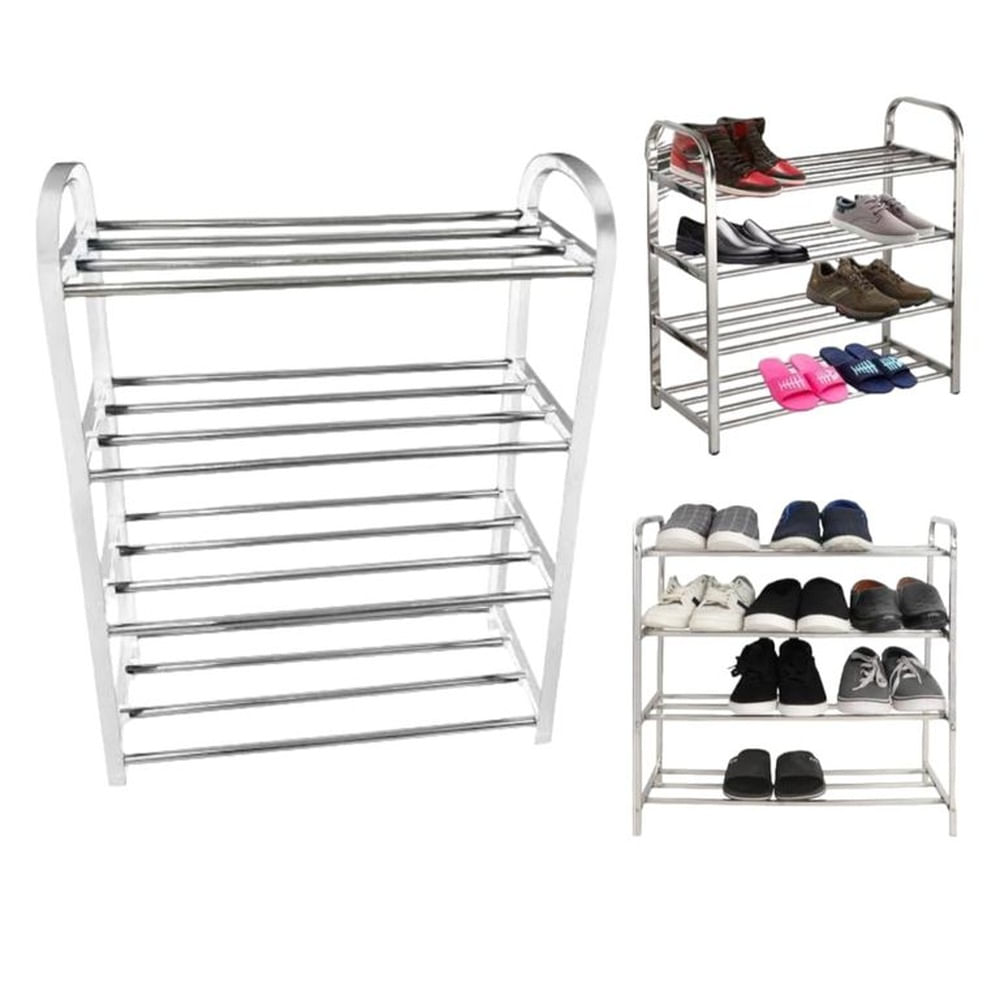 Estante Zapatera Rack De Metal 4 Pisos