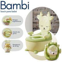 Bacin Para Bebé «BAMBI» De Lujo Verde