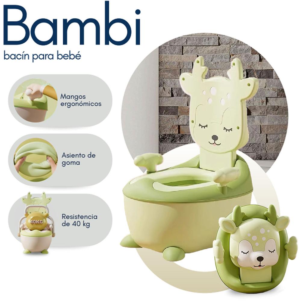 Bacin Para Bebé «BAMBI» De Lujo Verde