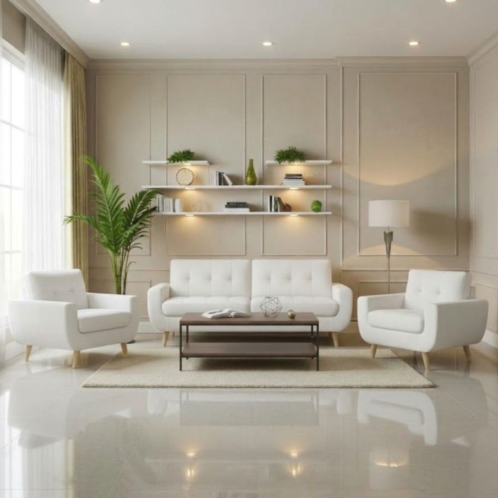 Juego de Sala Inti Ivory 321 Vintage