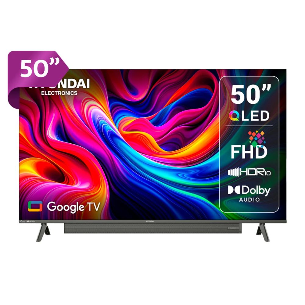 TELEVISOR HYUNDAI QLED 50 HYLED5029QFG GOOGLE TV