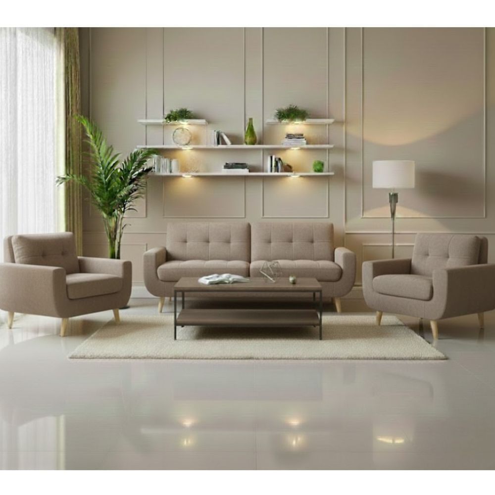 Juego de Sala Inti Marrón 321 Vintage