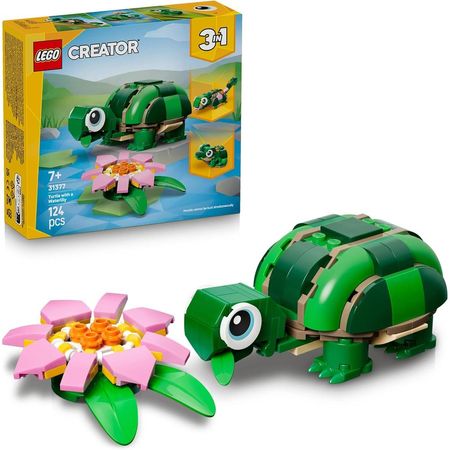 LEGO CREATOR TORTUGA PEREZOSA JUNTO AL AGUA SET DE CONSTRUCCIÓN DE ANIMAL