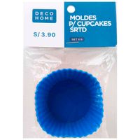 Set Moldes para Cupcakes DECO HOME x6pzas (Modelos Aleatorios)
