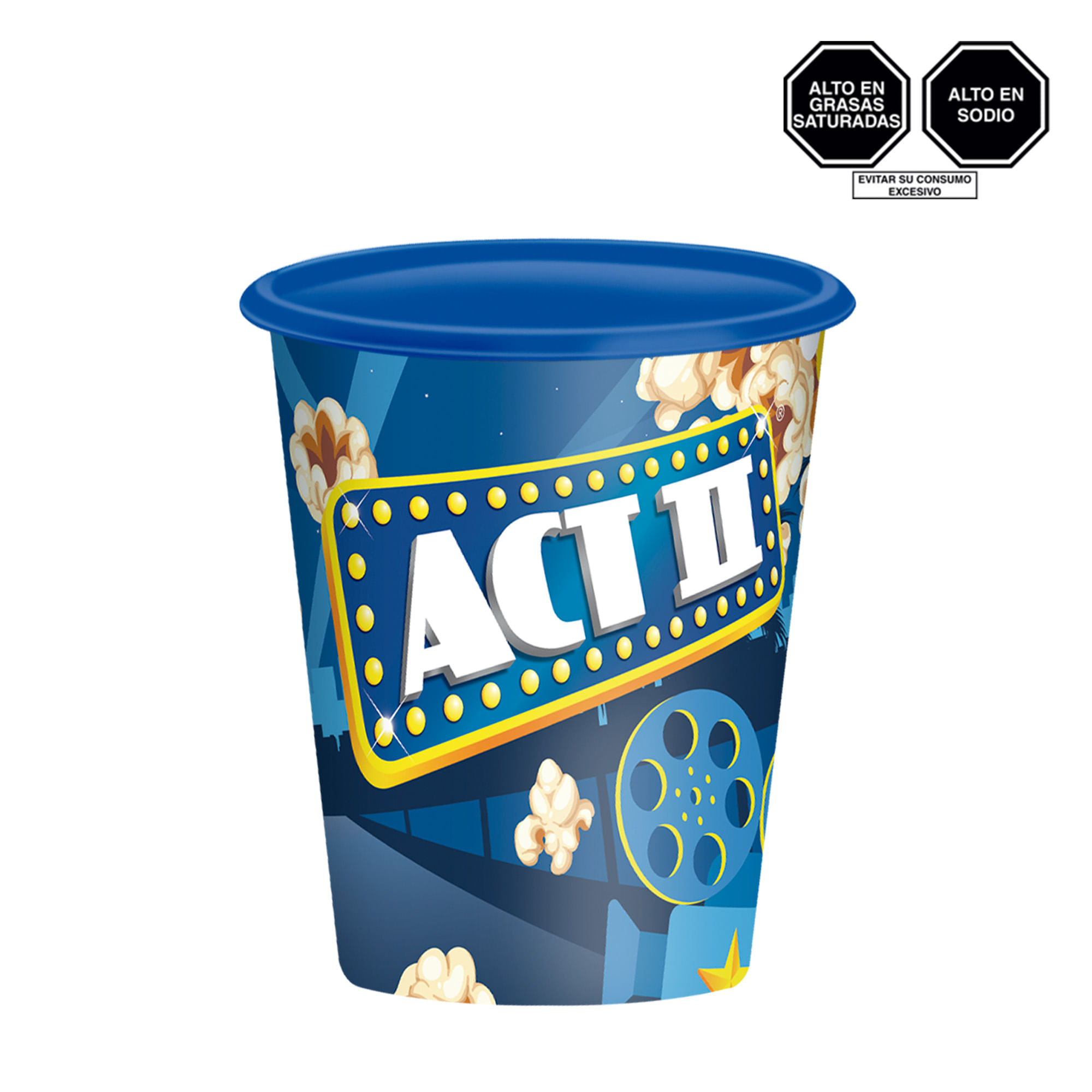 Canchita para Microondas ACT II Surtidos + Bowl con Tapa Balde 320g