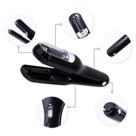 Recortadora de Puntas Abiertas y Horquillas del Cabello Negro Bellespa Negro