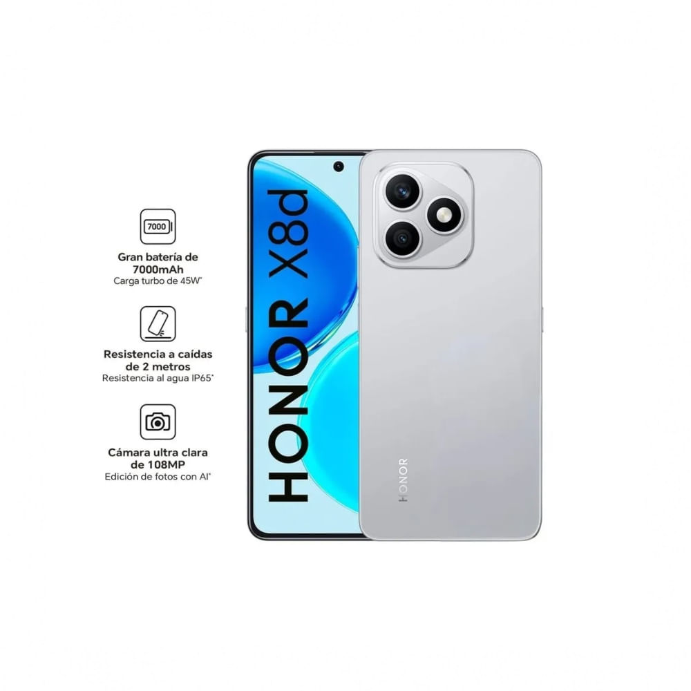 HONOR X8D 4G 8RAM 256GB - GRIS