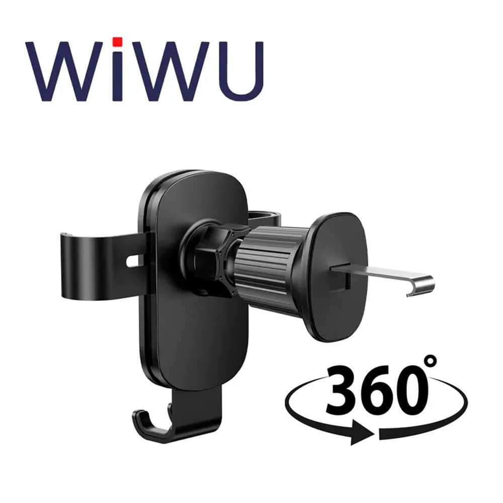 HOLDER AUTO WIWU WI-CH058 AIRE NEGRO
