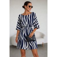 Vestido Rayas Azul