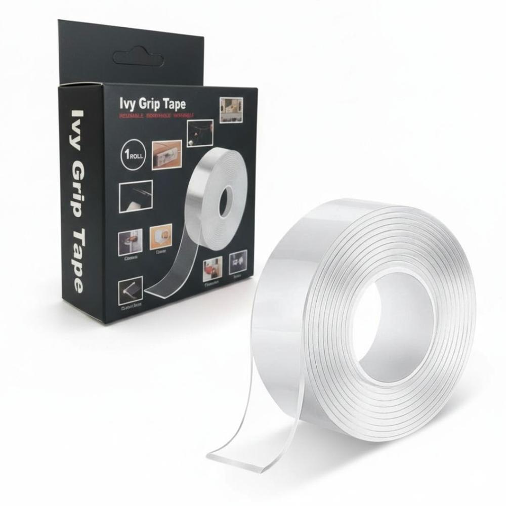 Cinta Mágica Doble Contacto Transparente de 3 Metros