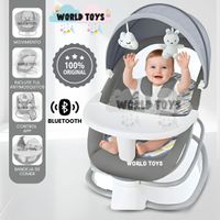 Mecedora Plegable Eléctrica para Bebés DOLLY II Gray