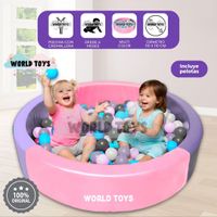 Piscina Didáctica HAPPY POOLY PLUS con Pelotas Purple