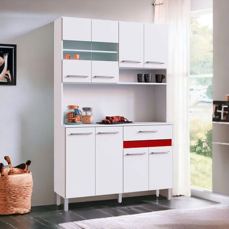 Mueble Alacena de Cocina New Carolina 120cm MDP Orange
