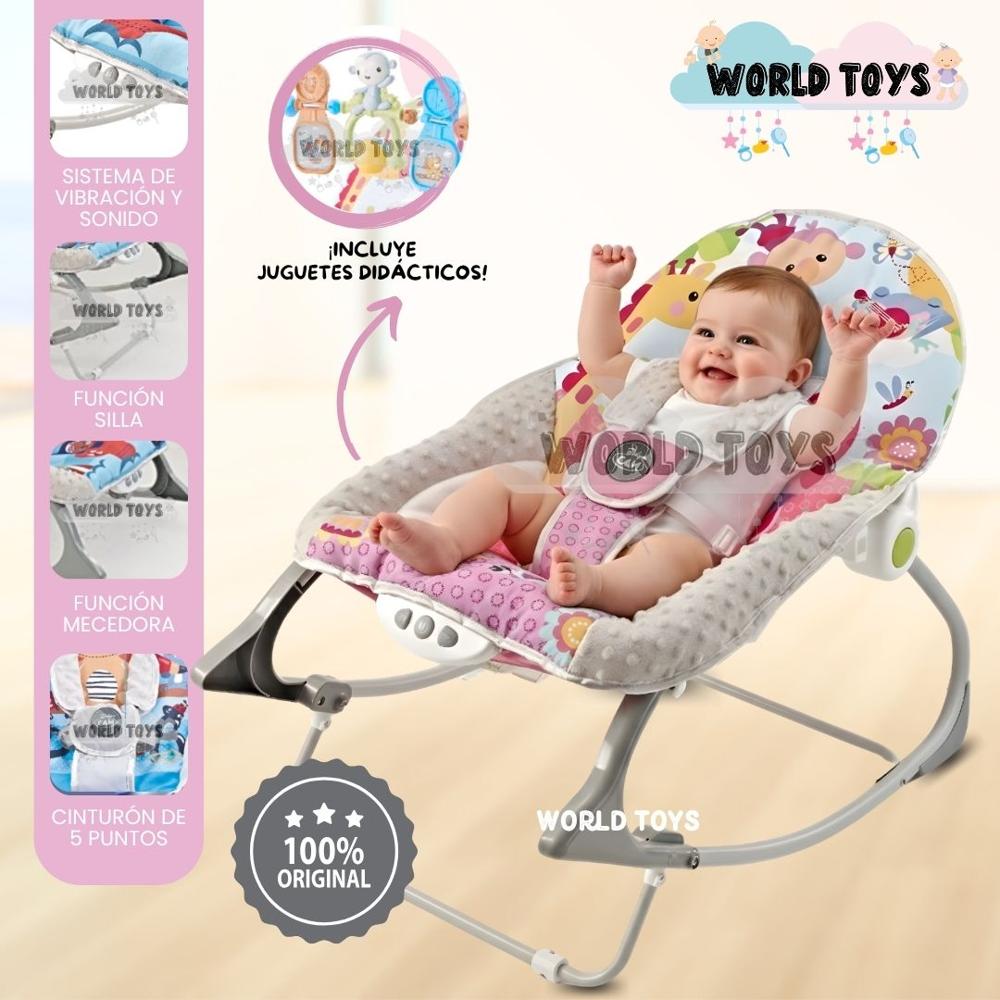 Silla Mecedora NARAN con Juguetes Didácticos Pink
