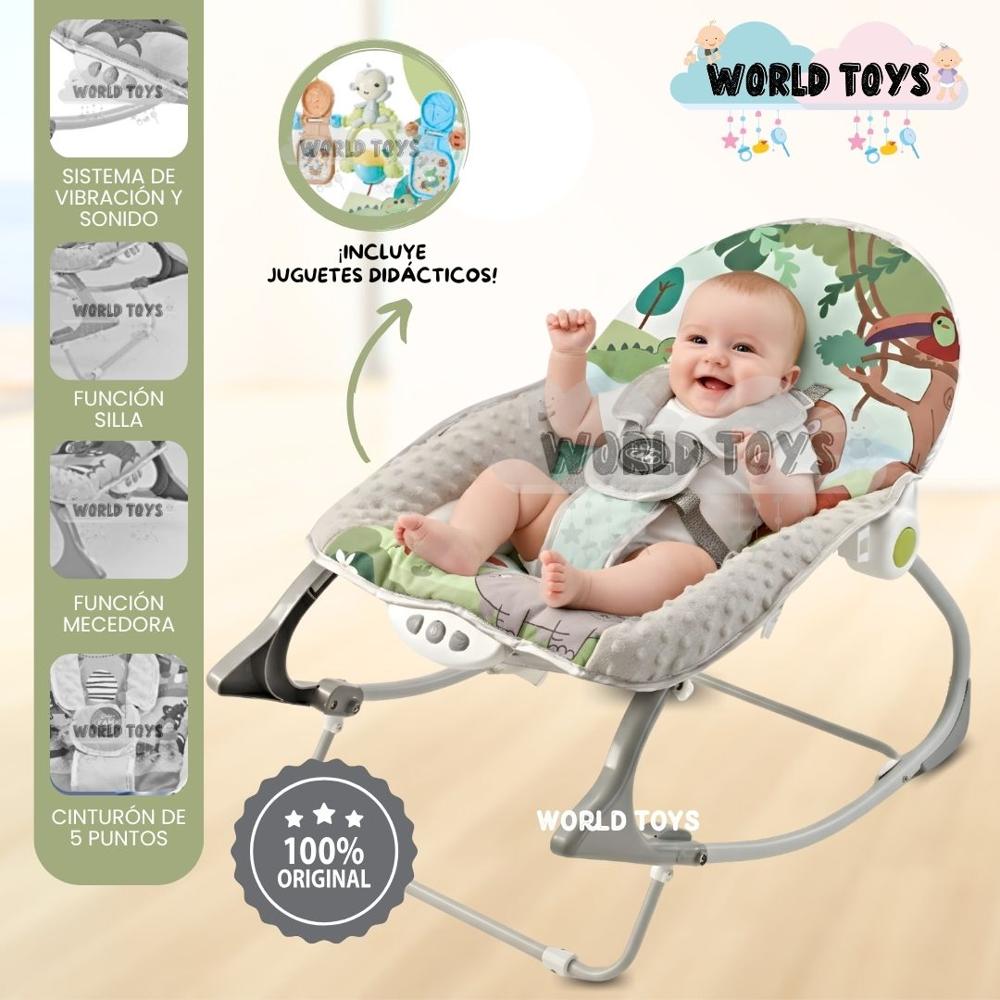 Silla Mecedora NARAN con Juguetes Didácticos Green