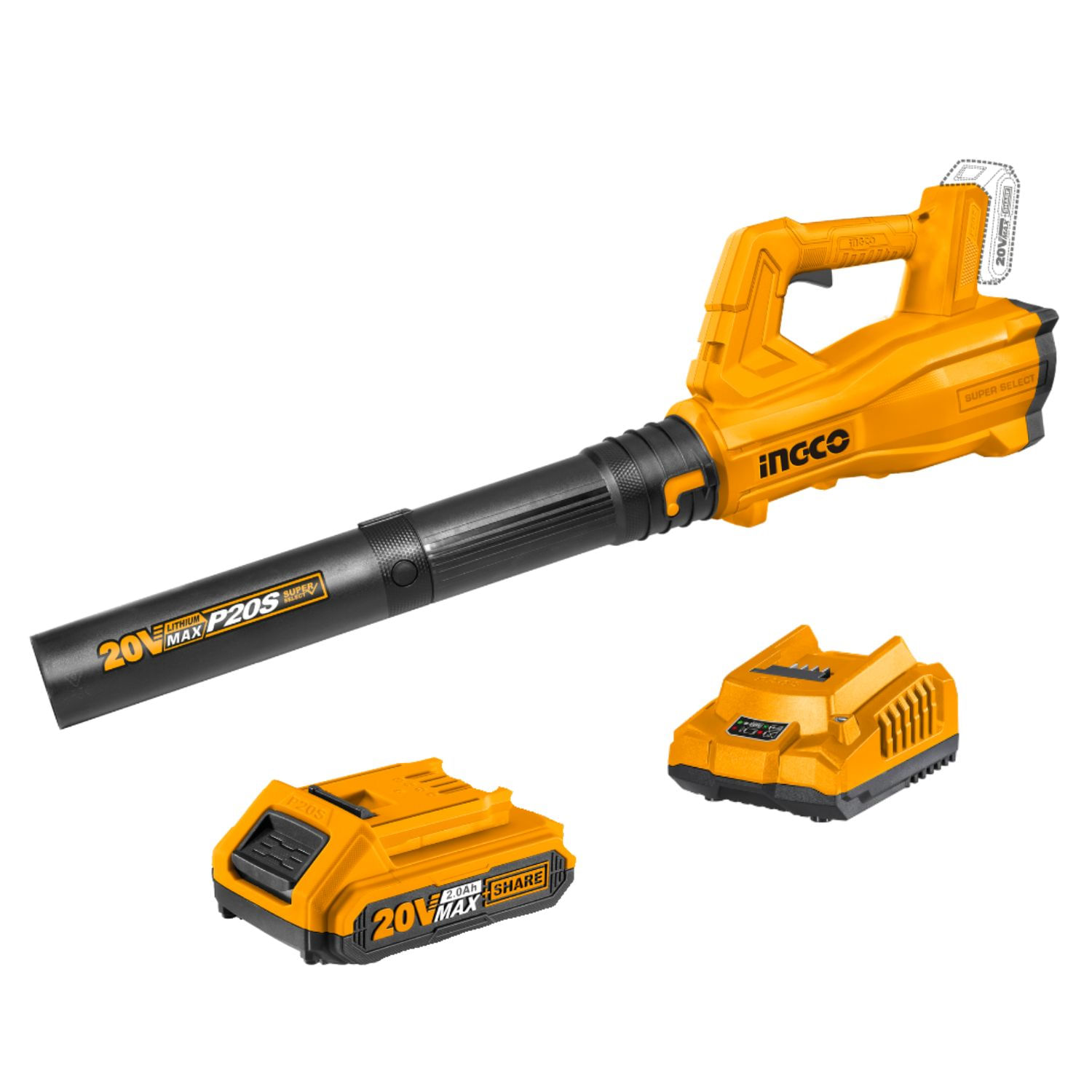 Sopladora Inalambrica 20V  cargador y bateria 2ah ingco Industrial CABLI203235