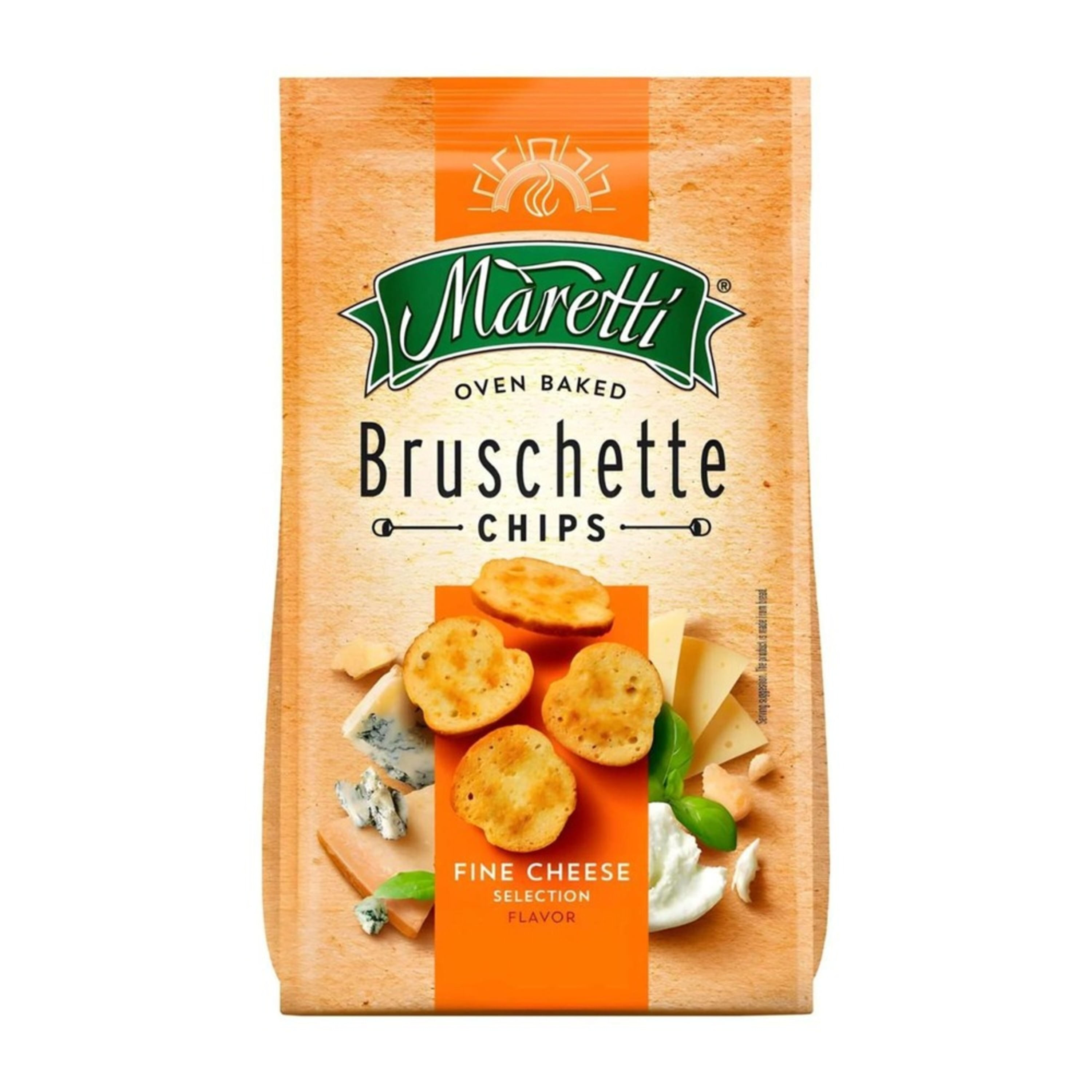 Chips de Queso MARETTI Bruschette Fine Cheese Bolsa 70g