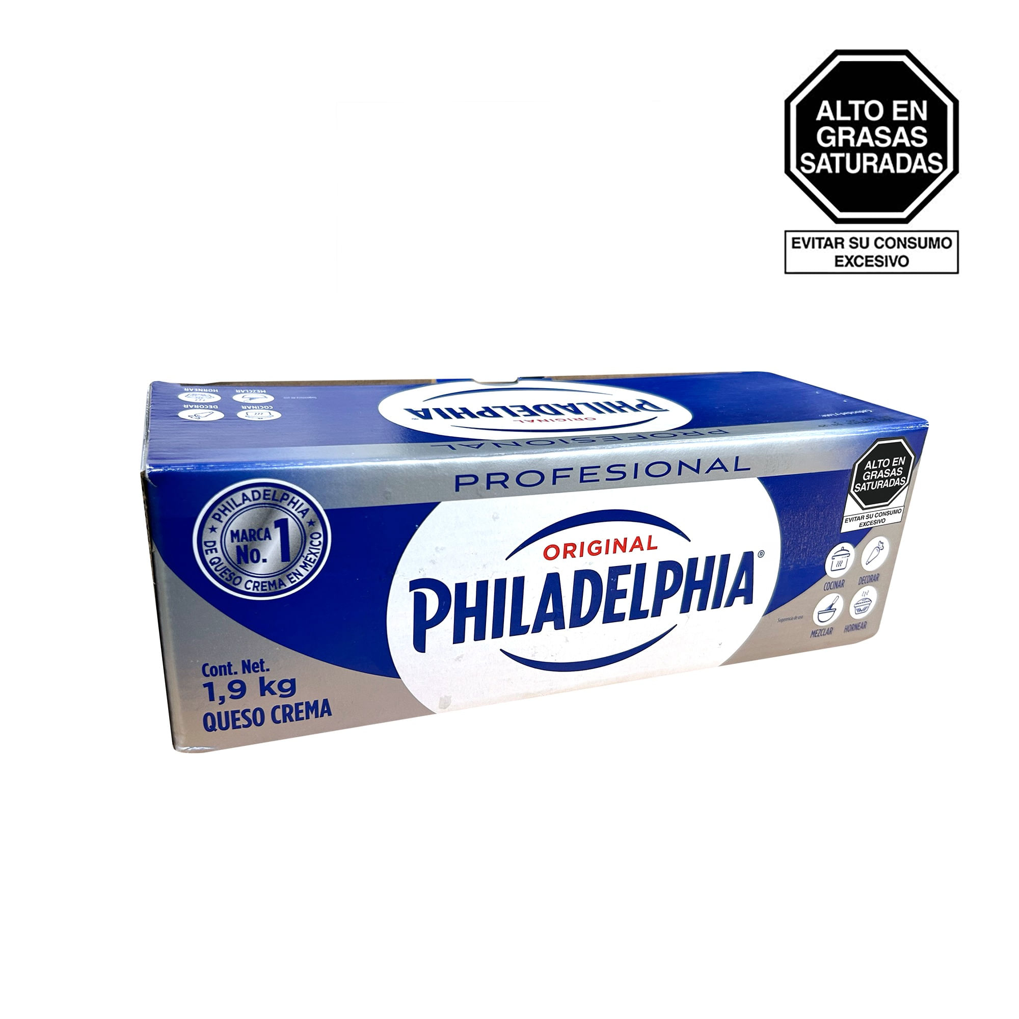 Queso Cremoso PHILADELPHIA Caja 1.9Kg