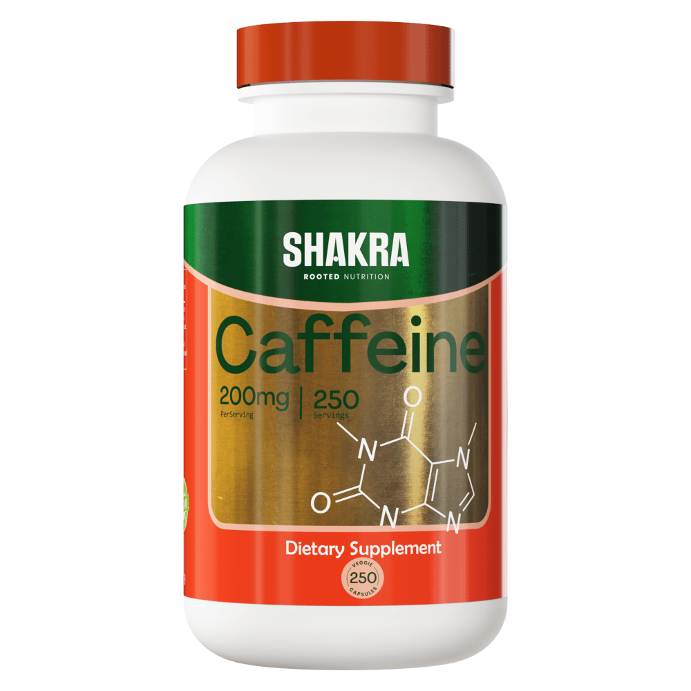 SHAKRA CAFFEINE CAFEINA 200 MG 250 CAPSULAS