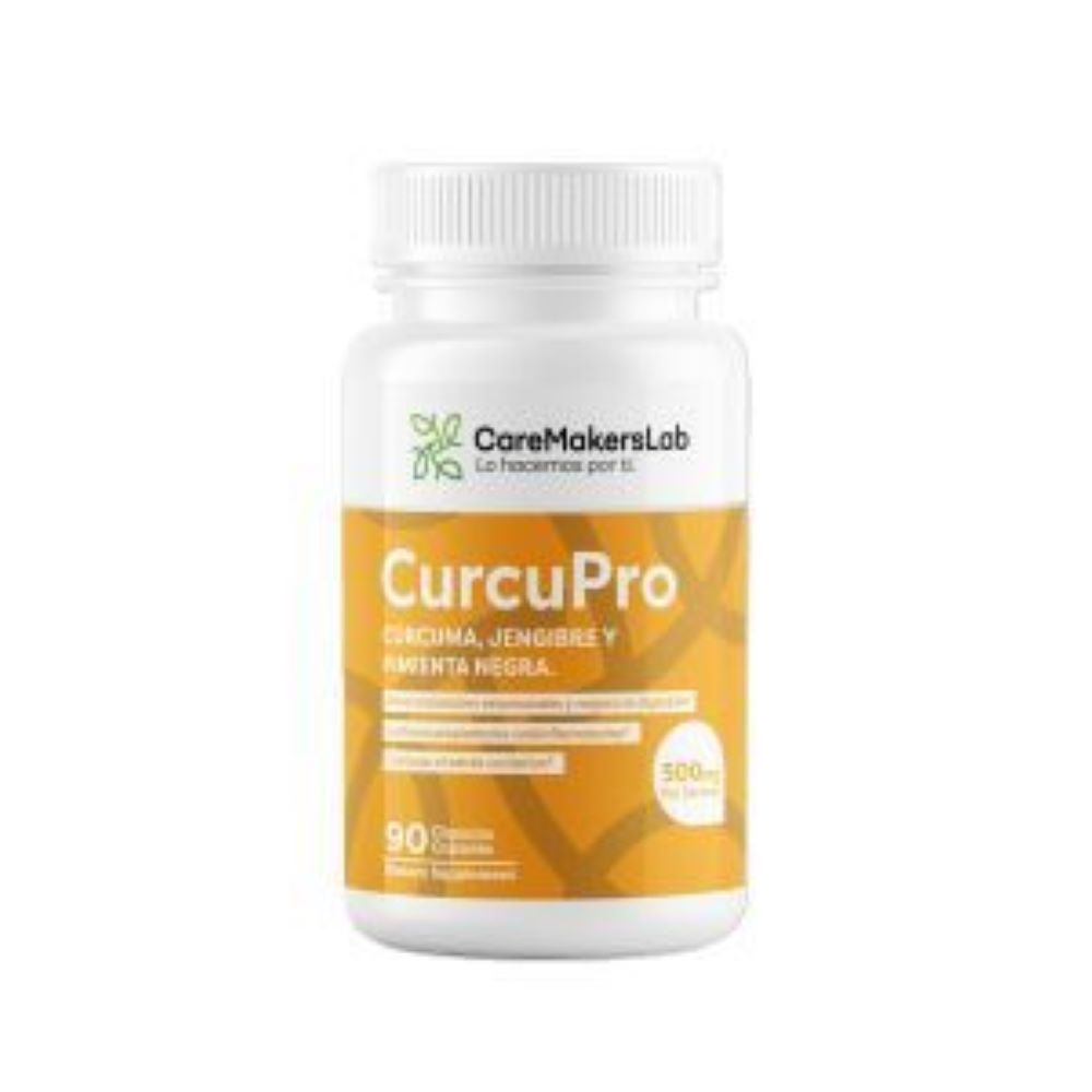 Cápsulas de Cúrcuma Jengibre Pimienta Negra - 500mg X 90cap