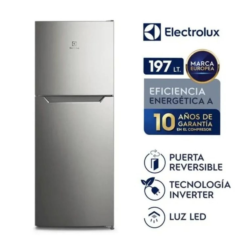 Refrigerador Electrolux No Frost Top Mount 197L ERT23F2P4AS