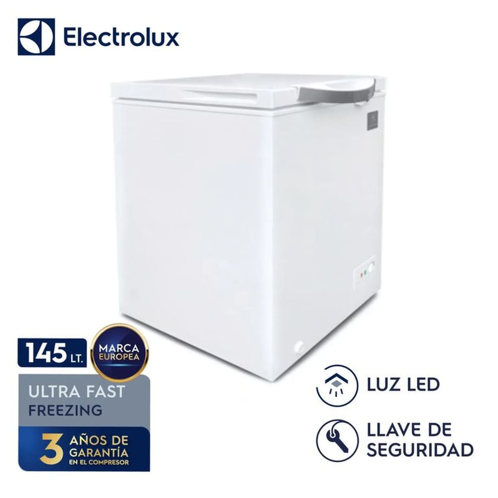 Congeladora Horizontal Electrolux 145L Frost Blanco EFC15A2HPWB