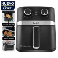 Freidora De Aire Oster 4L Manual Con Revestimiento Antiadherente