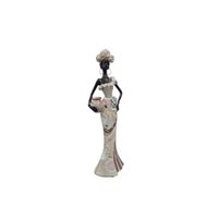 Adorno Decorativo Mujer Africana Elegancia Étnica - Adorno Elegante para Sala Regalo Ideal