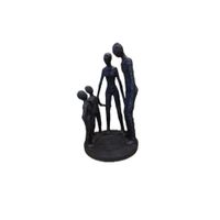 Adorno Decorativo Familia Abstracta - Adorno Elegante para Sala Regalo Ideal