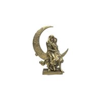 Figura Decorativa Bailarina sobre Luna - Adorno Romántico Regalo Ideal para San Valentín