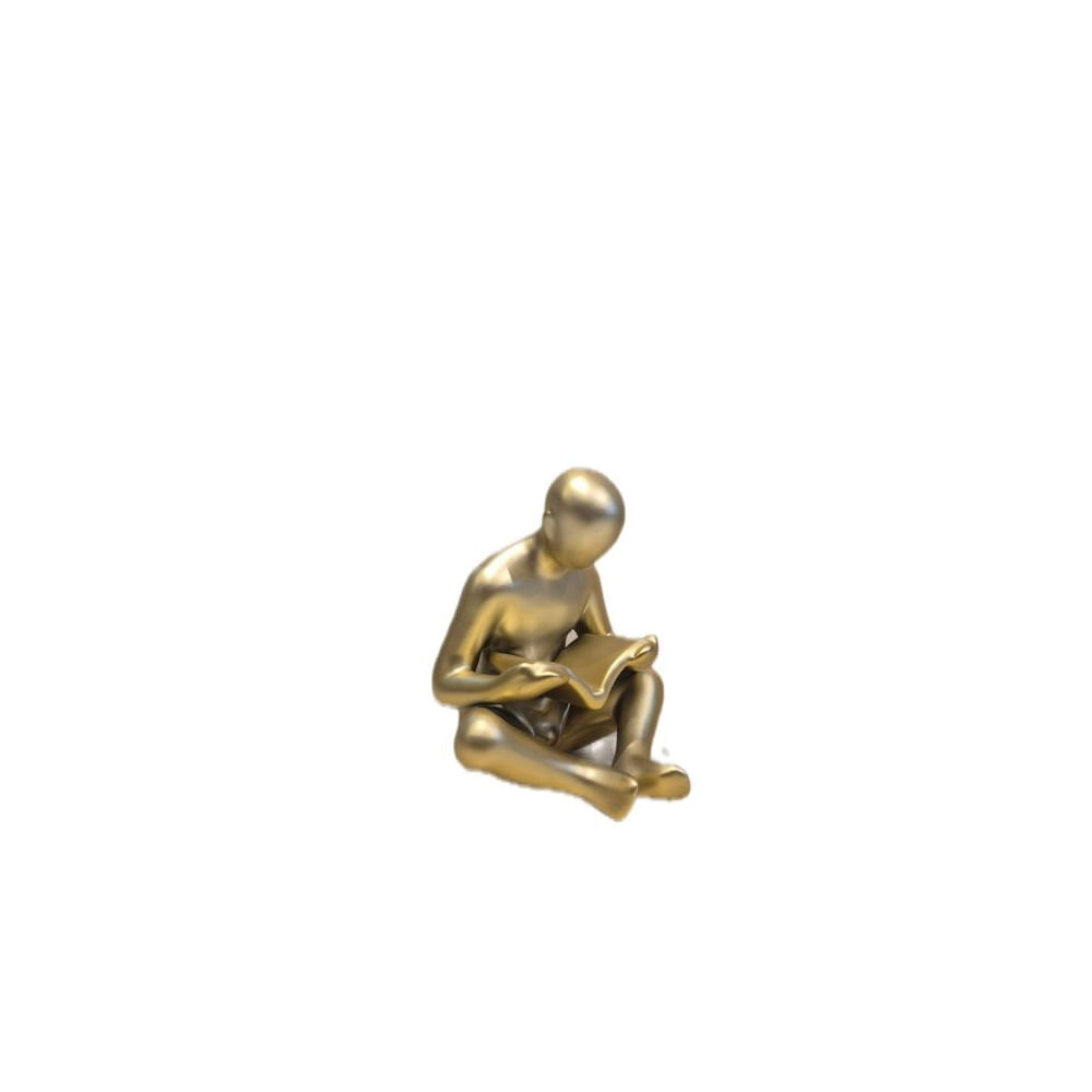 Adorno Decorativo Figura Lectora Estilo Contemporáneo - Adorno Elegante para Sala Regalo Ideal