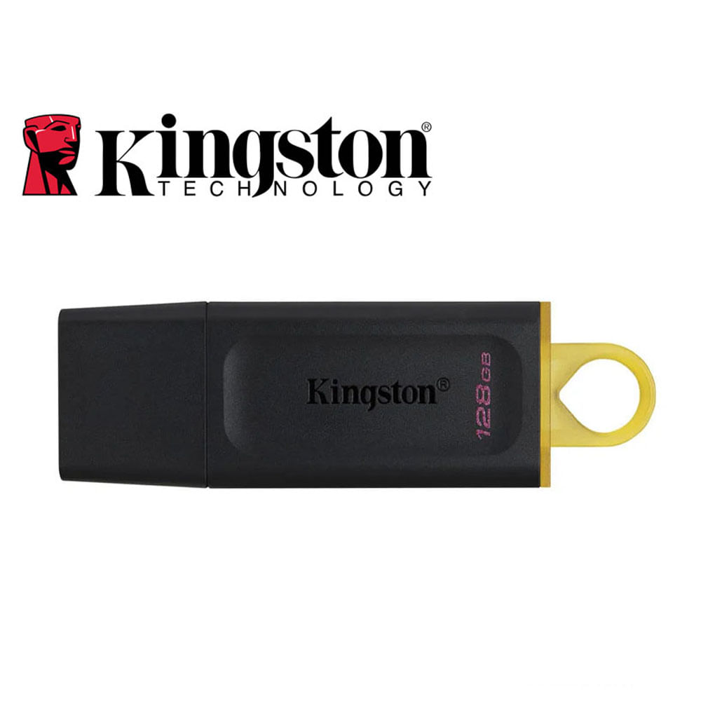 MEMORIA KINGSTON USB DTXS EXODIA S 128GB 3.2 NEGRO