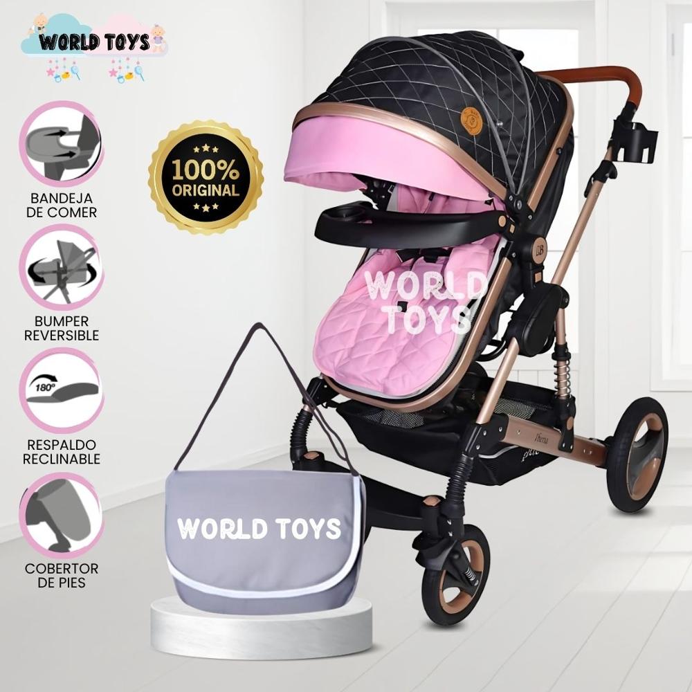 Coche Moisés Travel System de Lujo KENNEDY Edición Limitada Pink