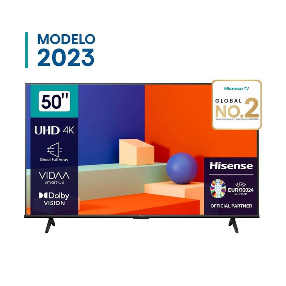 TELEVISOR HISENSE 50 UHD 4K DOLBY VISION SMART 50A6K