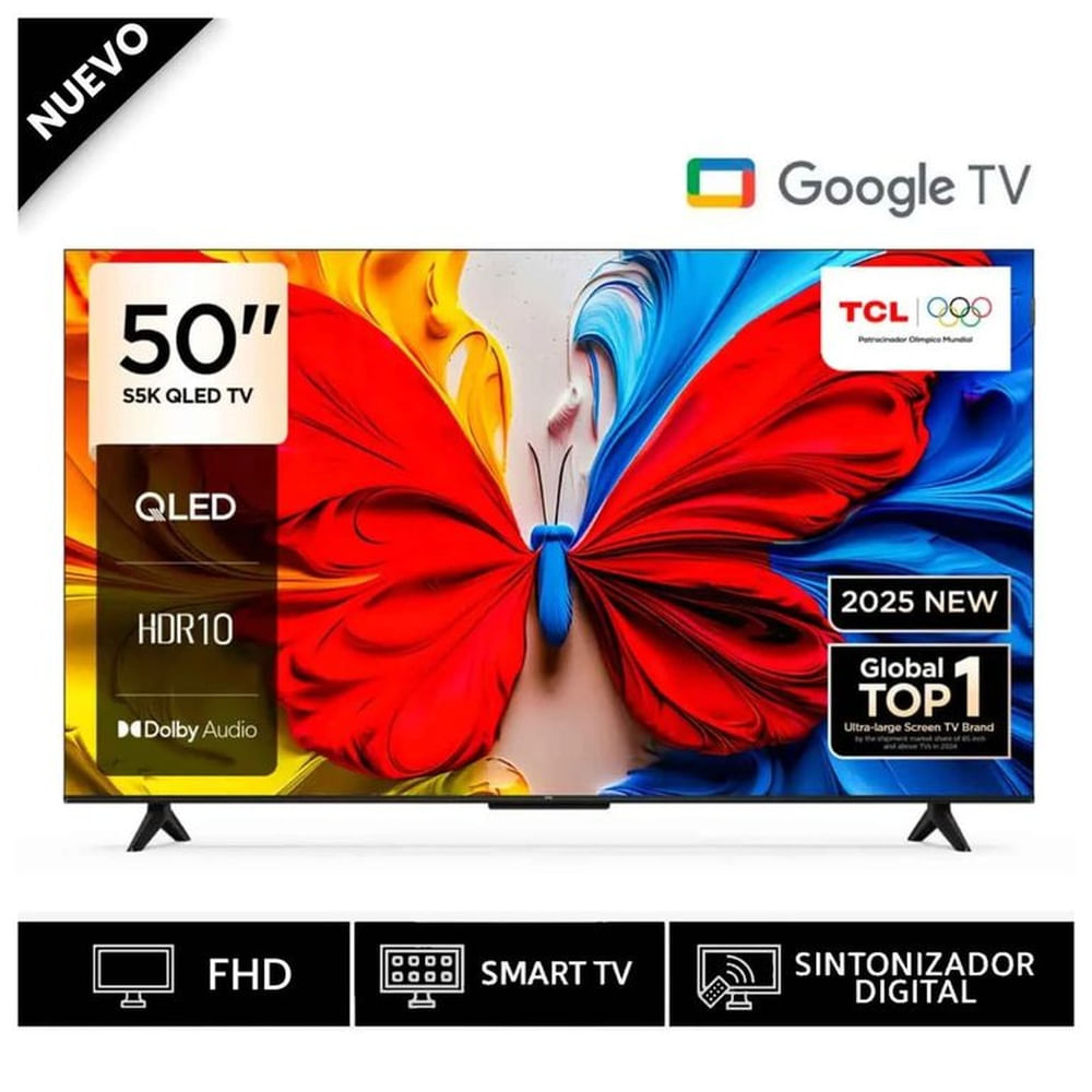 TELEVISOR TCL 50 50S5K QLED FHD