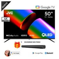 Televisor JVC 50"" QLED Google TV 4K 50KM758 2025 + Soundbar Nex