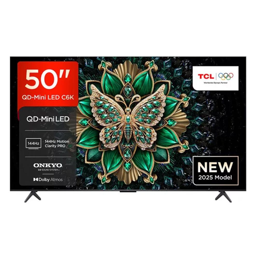 Televisor TCL 50'' QD-MINILED UHD 4K Google TV 50C6K 2025