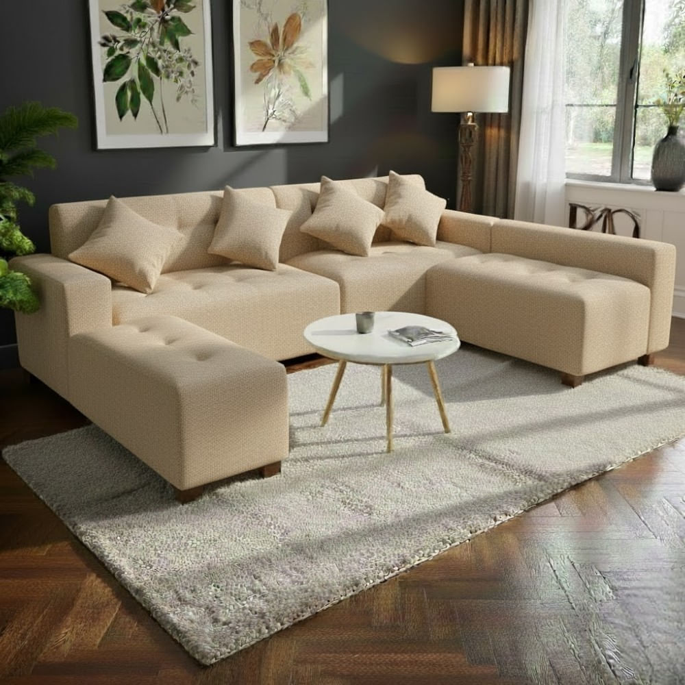 Juego de Sala Nina Beige Modular