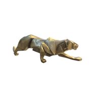Adorno Decorativo Tigre Dorado Estilo Moderno - Adorno Elegante para Sala Regalo Ideal