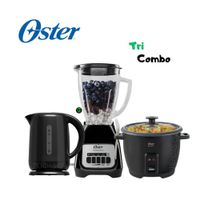 TRICOMBO OSTER LICUADORA 1.5 L + HERVIDOR Y OLLA ARROCERA