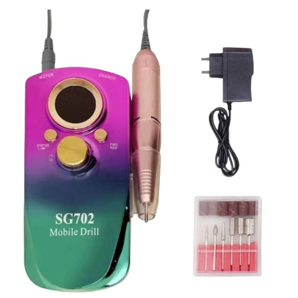 Taladro Eléctrico De Uñas Profesional Recargable 350000rpm