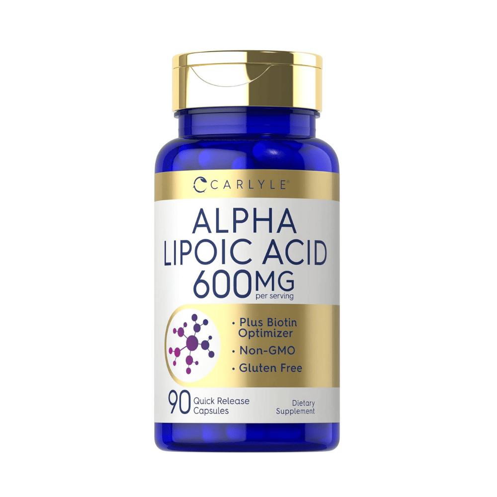 Ácido Alfa Lipoico 600mg Carlyle con Biotina Plus  Antioxidante